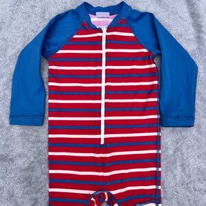 Hanna Andersson one piece rash guard swimsuit